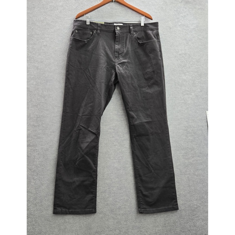 Goodfellow & Co Men Pants 38W X 30L Black Chino Twill Slim 29" Inseam NWT